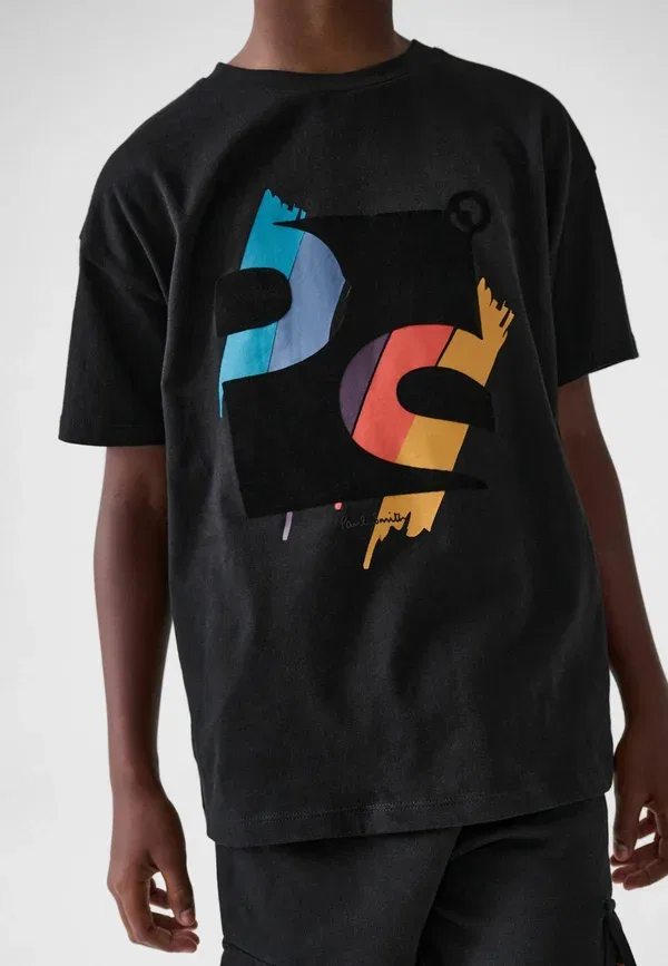 Спортивные брюки хлопок Paul Smith Junior Black, черный — фото 4