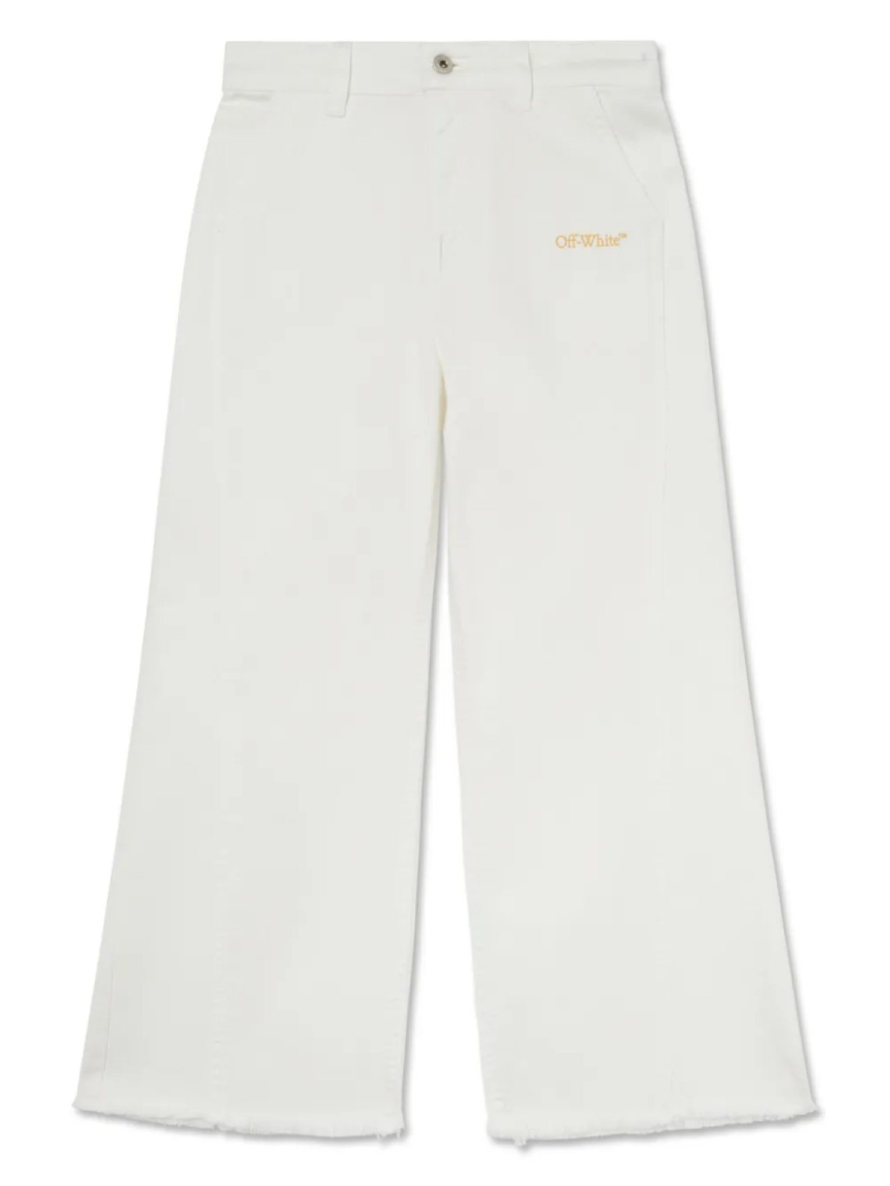 

Off-White Kids джинсы Bookish, белый