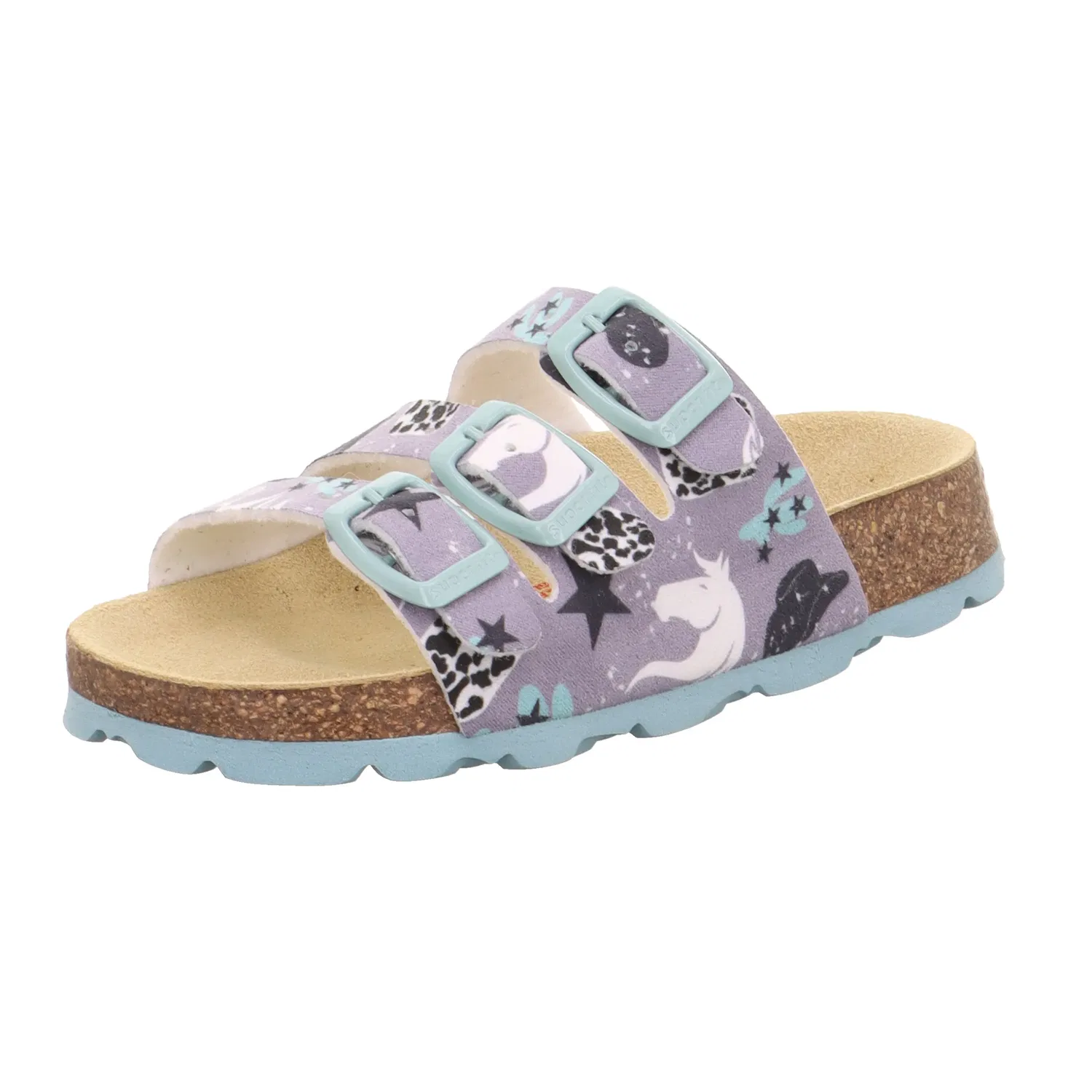 Мюли с глубоким ложем FUSSBETTPANTOFFEL Superfit, фиолетовый