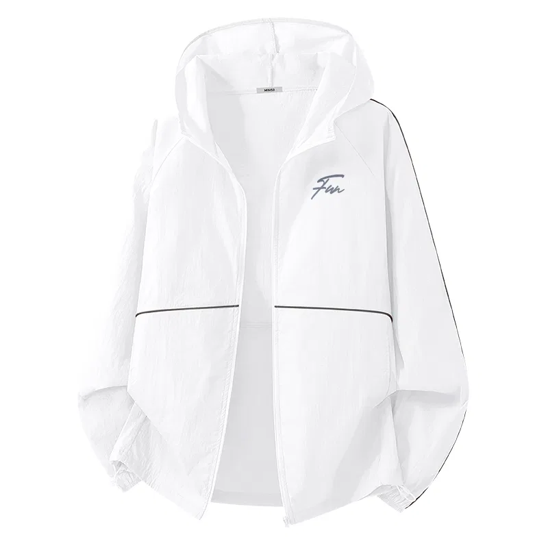 Детская ветровка с защитой от солнце MINISO, White (B Changyi Signature Chest Logo)