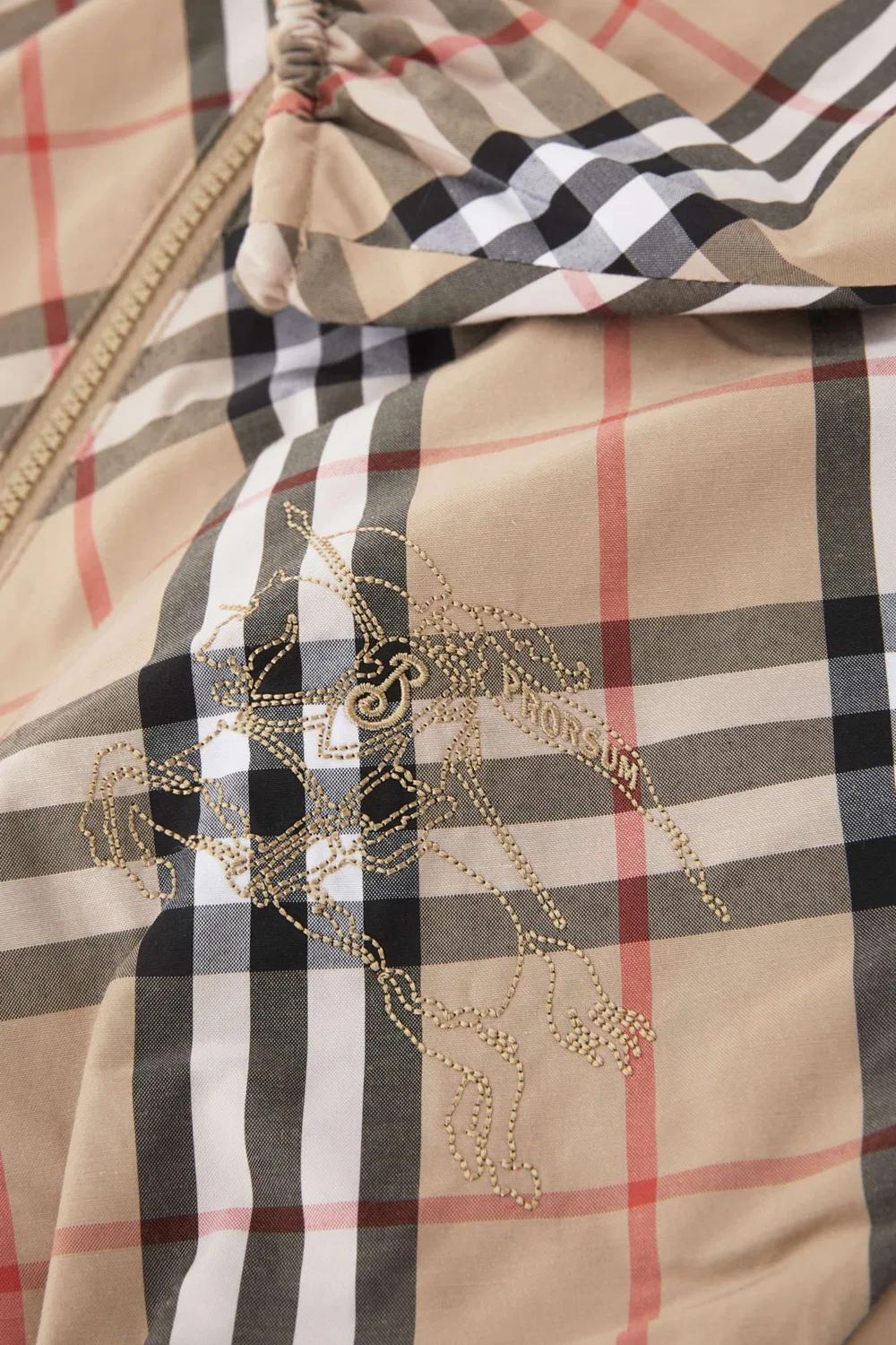 Куртка с клетчатым принтом Burberry — фото 3