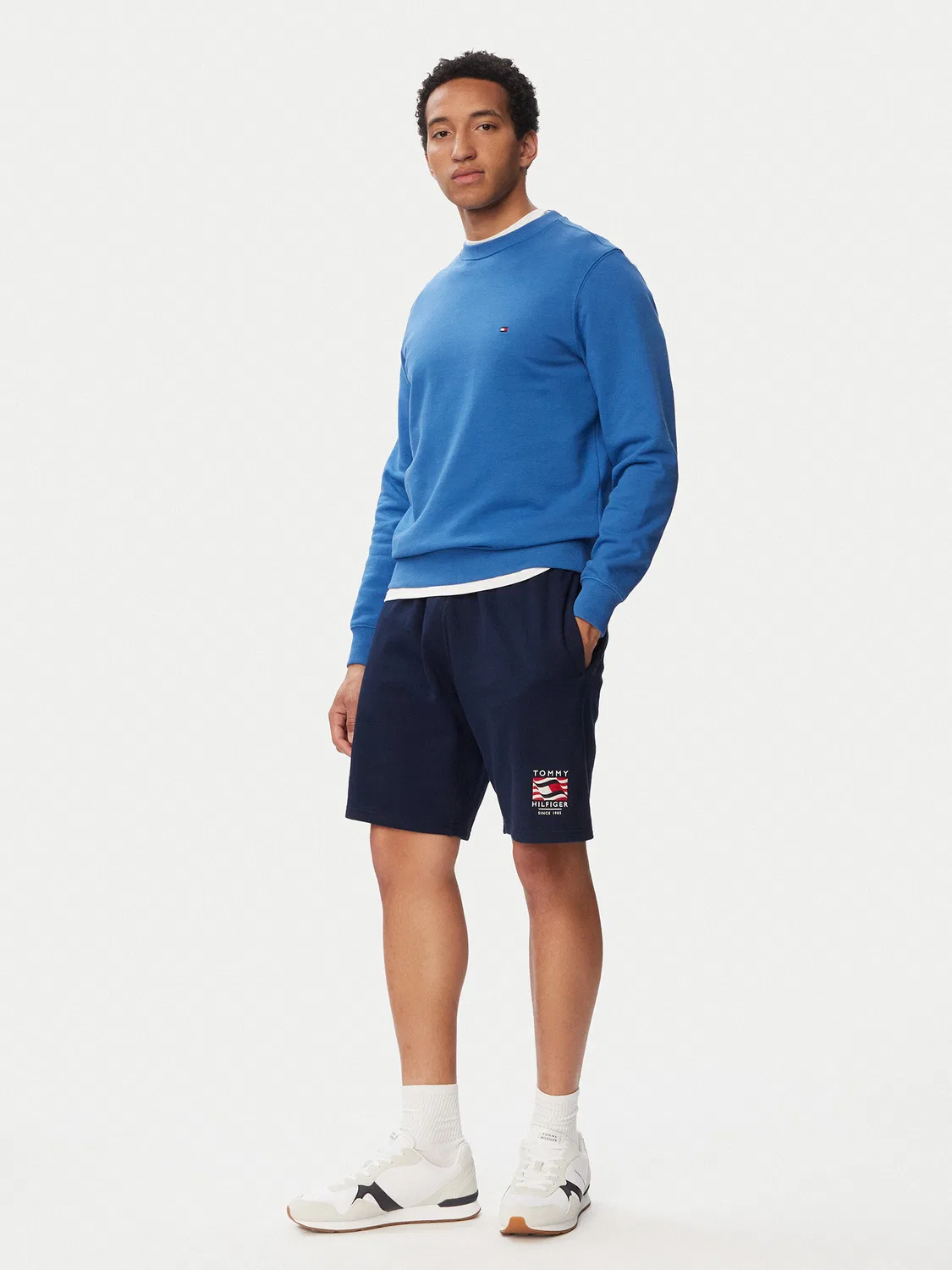 Мужские спортивные шорты стандартного кроя Rwb Tommy Hilfiger, темно-синий — фото 2