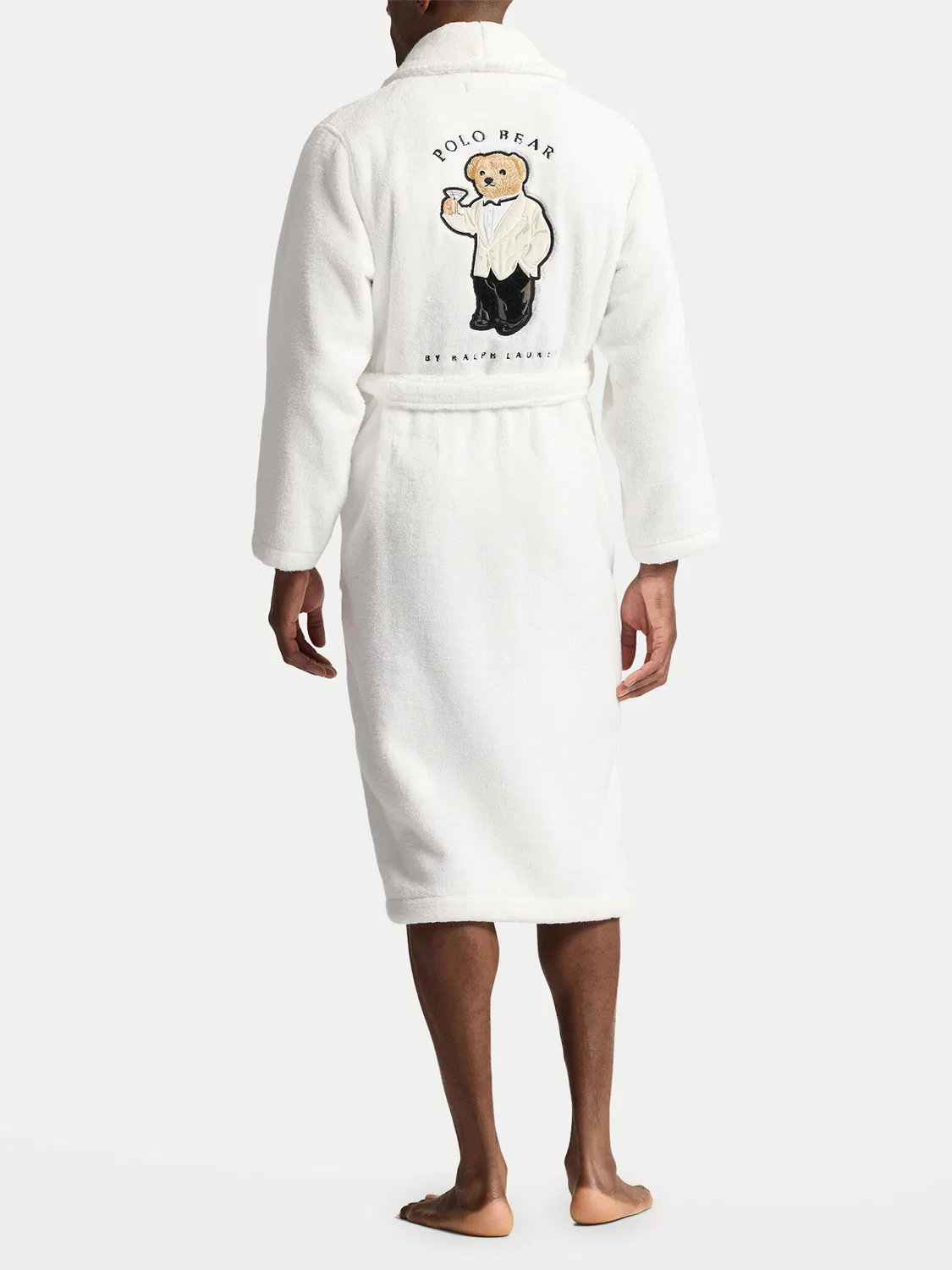 Мужской халат Polo Ralph Lauren, белый