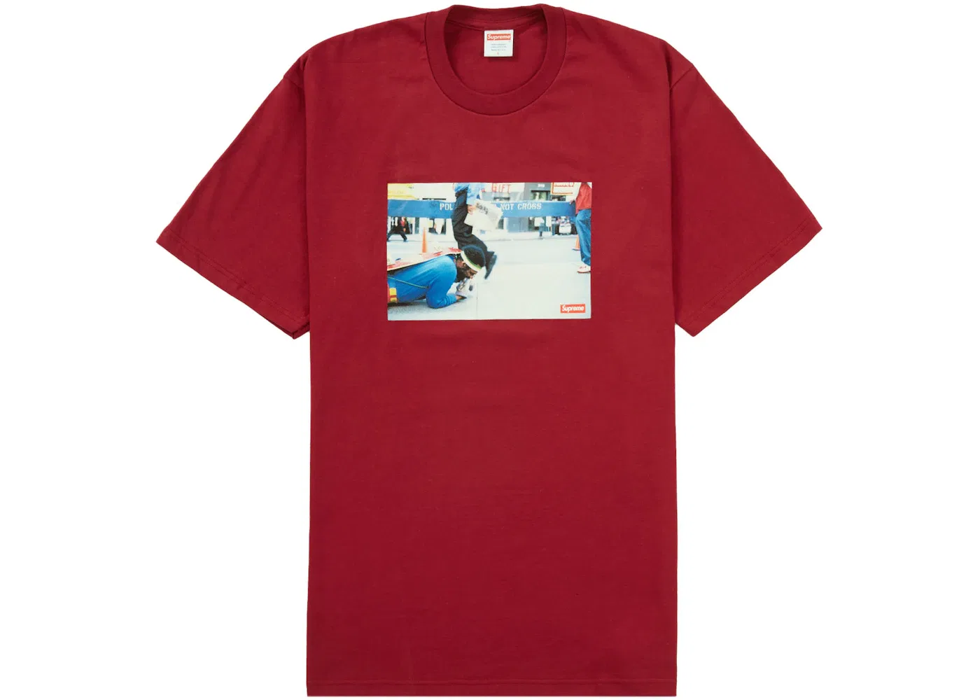 Мужская футболка с принтом Training Crawl Tee Supreme, Red