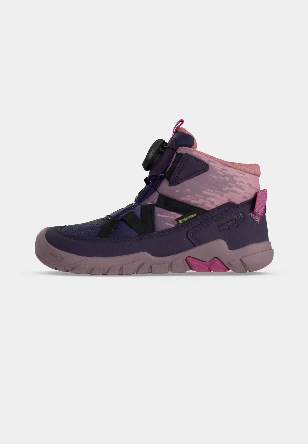 Высокие кроссовки Barefoot Gore-Tex Trace Superfit, Lila/Rosa — фото 2