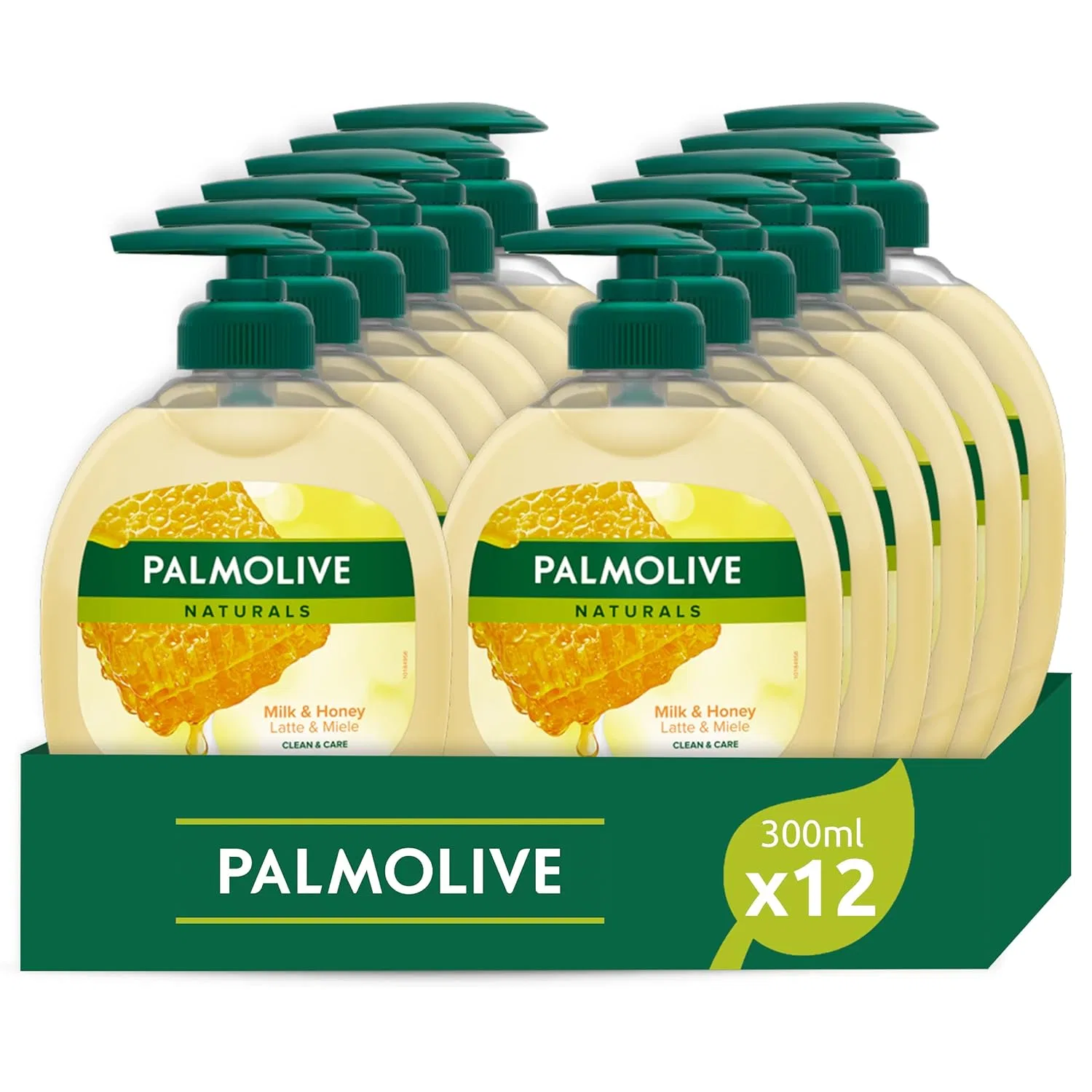 Жидкое мыло для рук Palmolive Milk and Honey, 12×300 мл