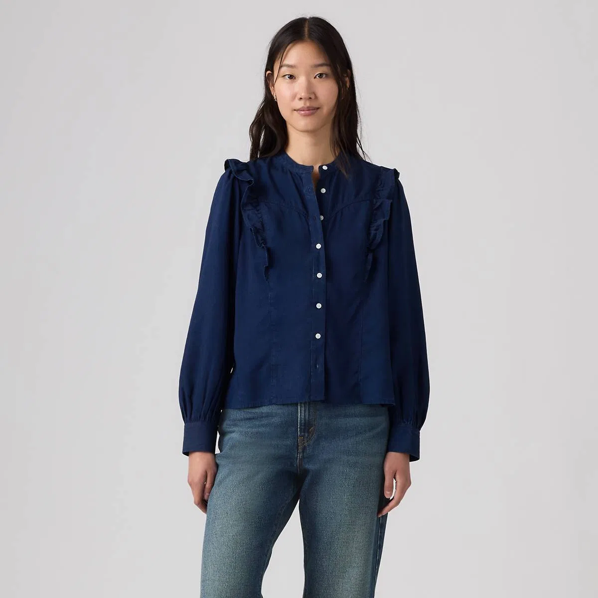 Рубашка в стиле вестерн Джесси Levi's, Starry Eyes - Blue — фото 3