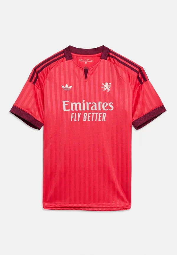 Олимпик Лион 26/27 выездная унисекс - спортивная футболка Adidas Originals, розовый — фото 3