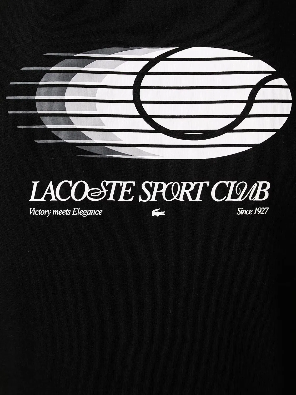 Футболка Ultra-Dry хлопковая Lacoste, черный — фото 2