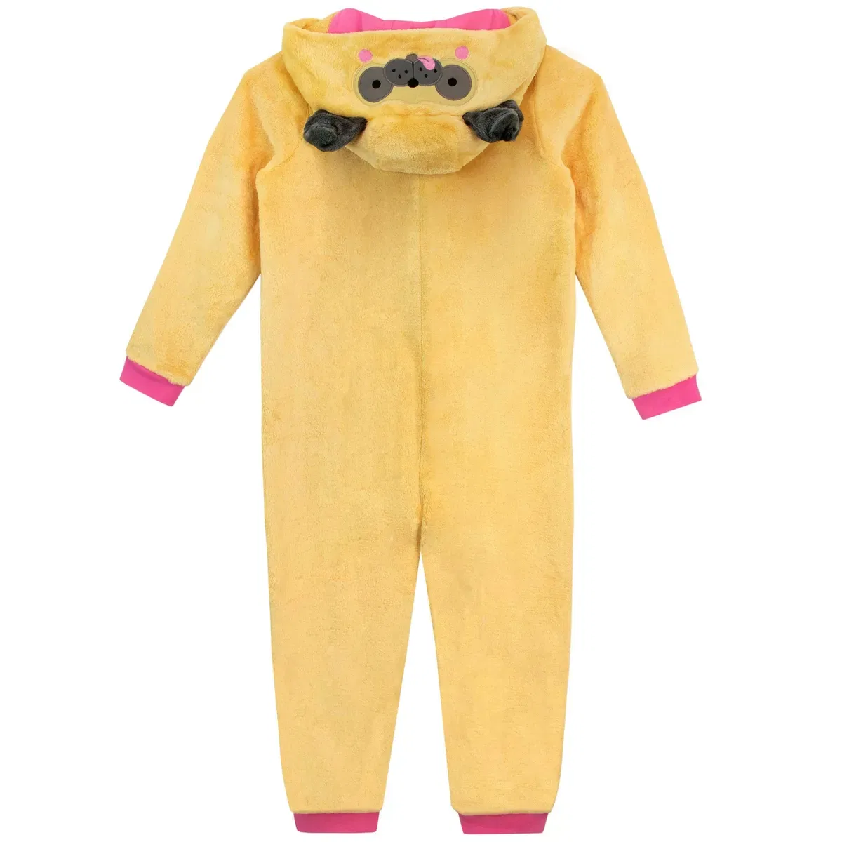 Детский комбинезон из флиса с принтом мопса Harry Bear, Yellow — фото 4