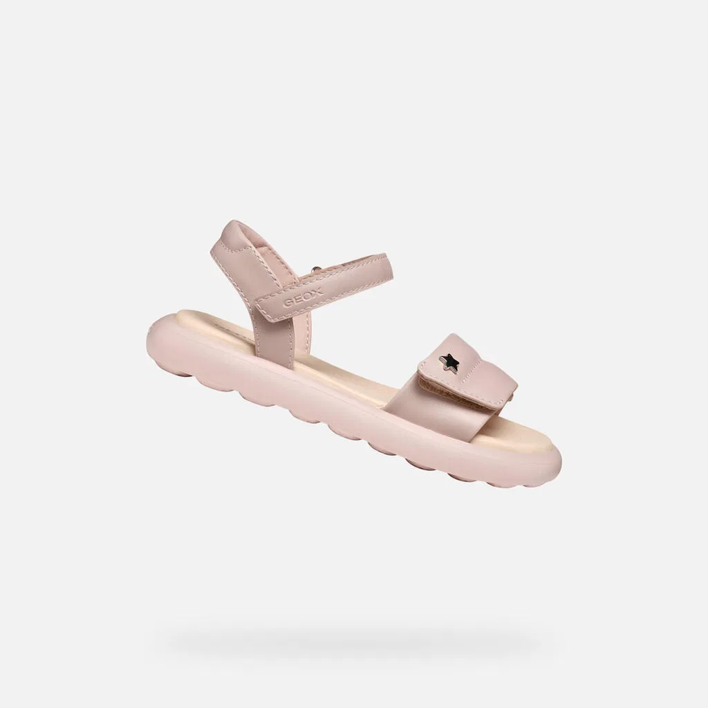 Детские сандалии с закрытым носком J Sandal Puffypop Gi Geox, Altrosa