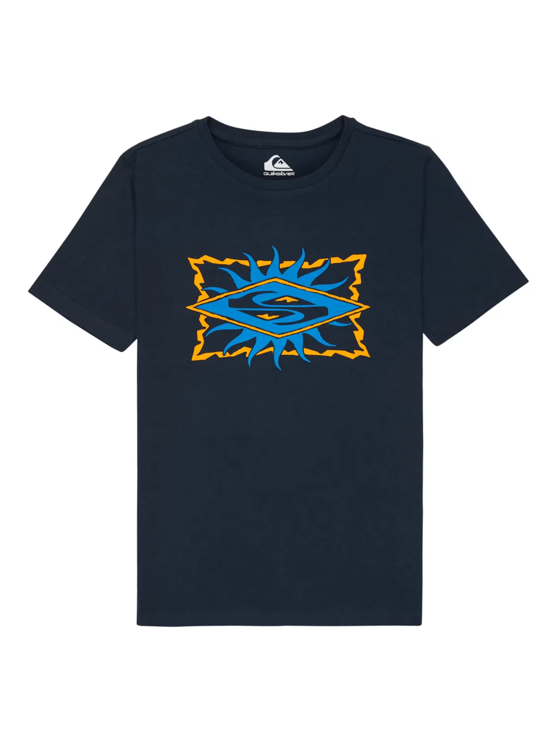 Рубашка Quiksilver Starfish Stamp в темно-синем и бирюзовом цветах