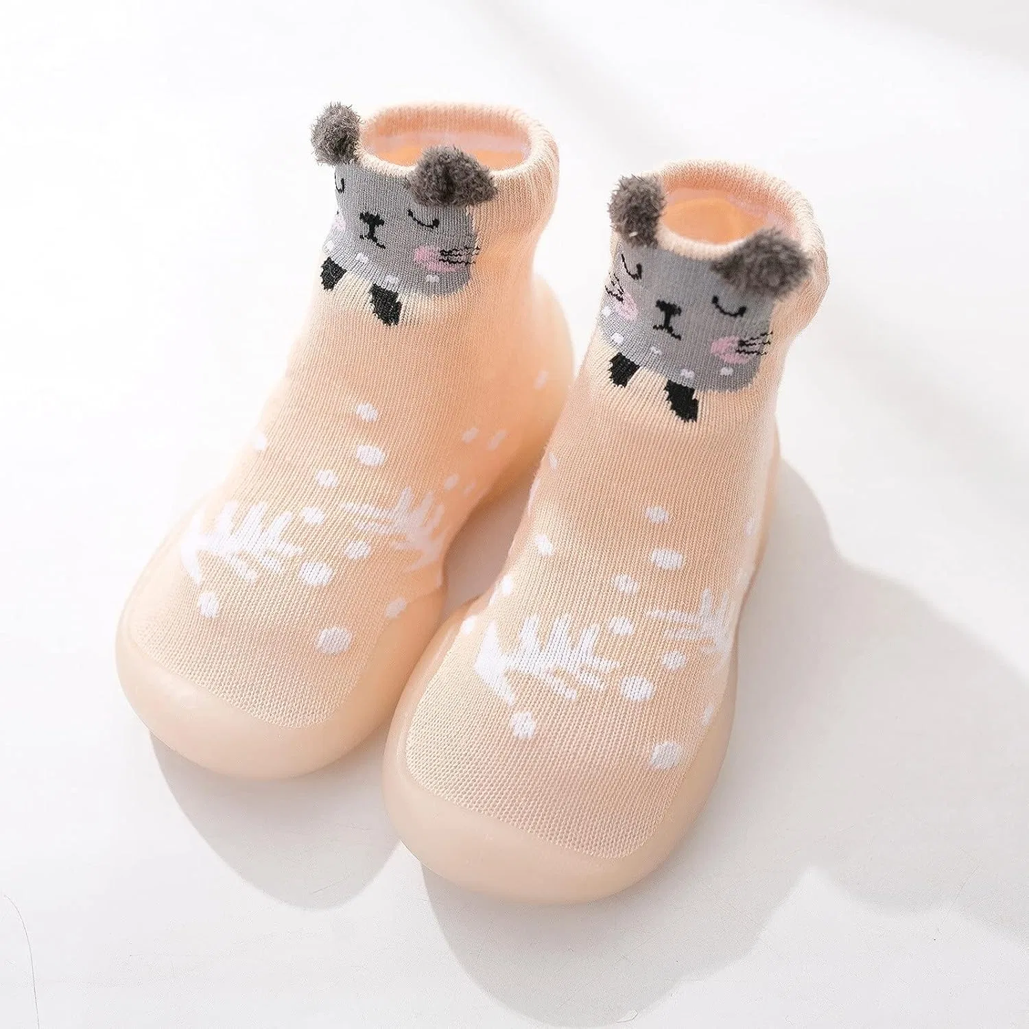 Детские кроссовки для девочек с принтом животных, Pink — фото 2