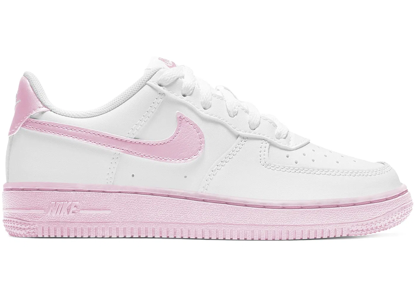 Детские кроссовки Lifestyle Nike Force 1 Low, White Pink Foam Black