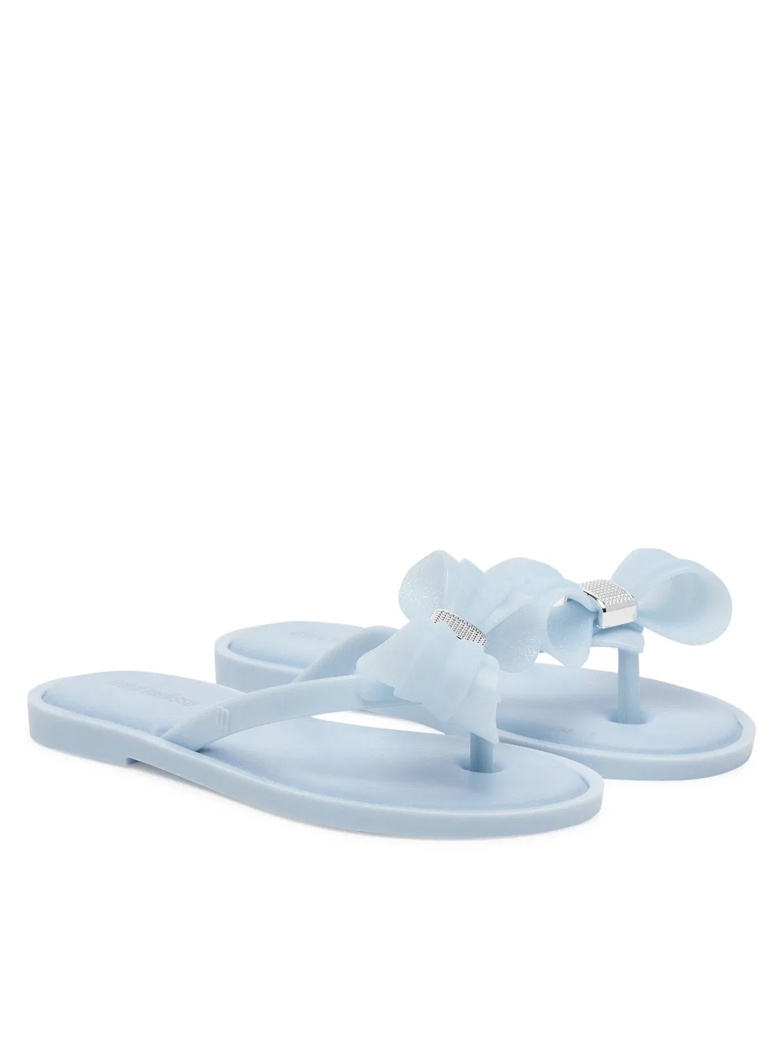 Шлепанцы небесно-голубые для девочки Mini Flip Flop Iv Inf Melissa, голубой — фото 2