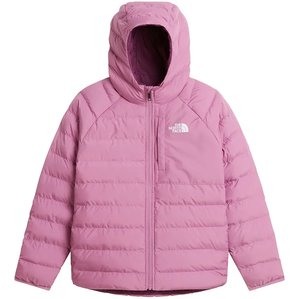 Детская куртка для девочек с принтом Reversible Perrito The north face, Pink — фото 4