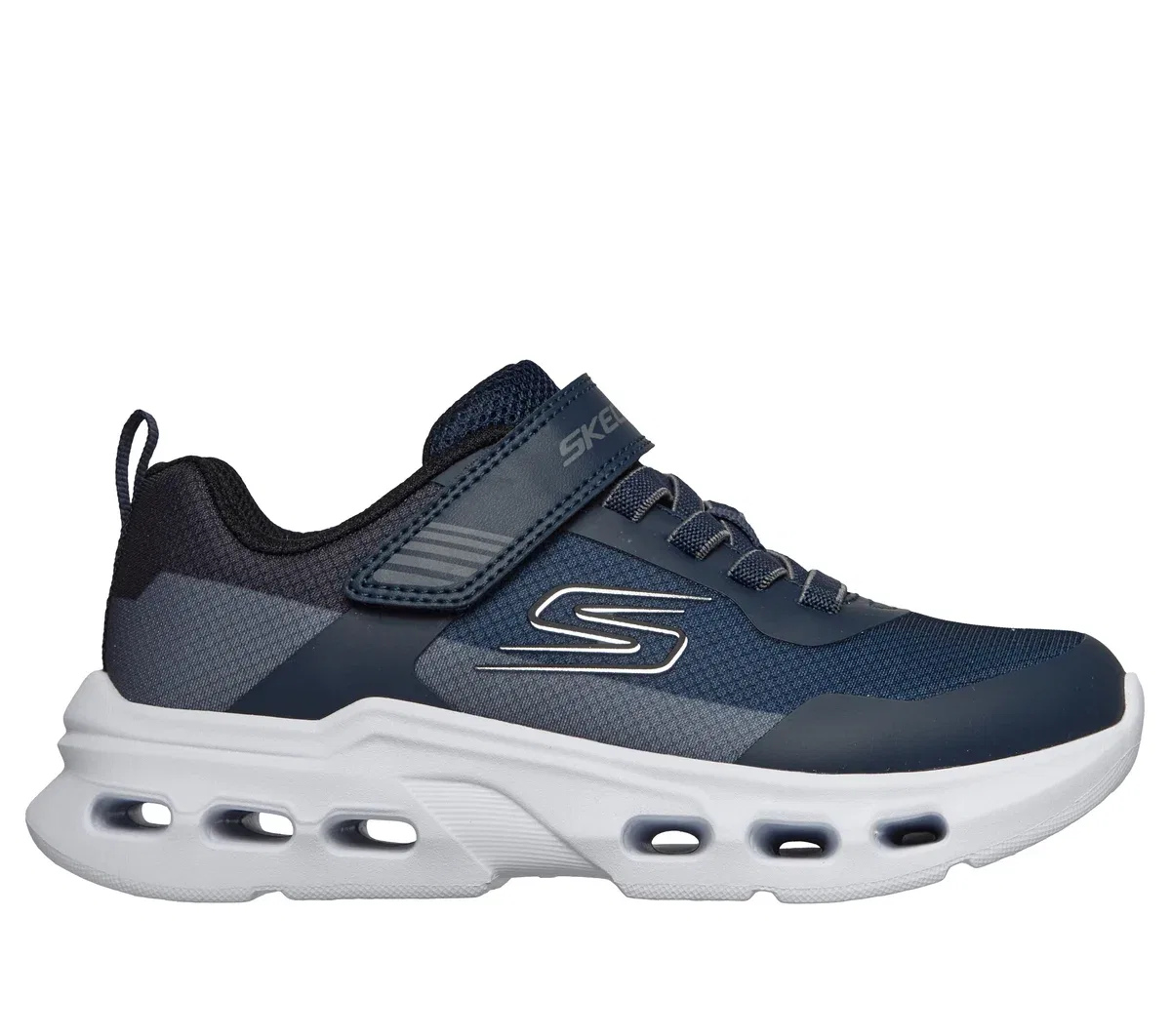 Детские кроссовки Glide-Step Drift - Zorzox Skechers, тёмно-синий/угольный