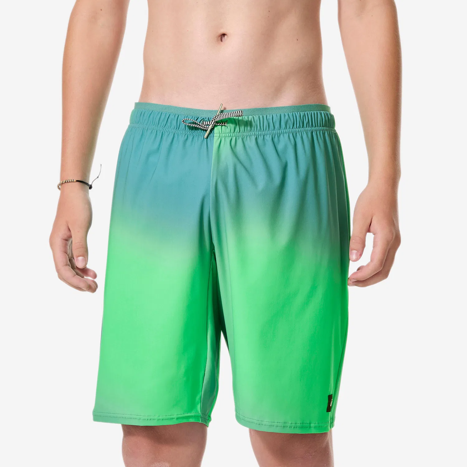 Детские плавки для мальчиков с длинными штанинами Grad Decathlon, Blaugrau / Fruhlingsgrun
