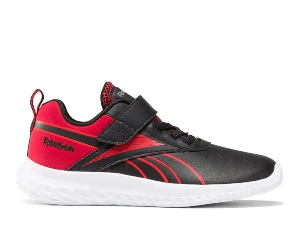 Детские кроссовки для мальчиков с принтом Reebok Rush Runner 5 Syn, Ftwwht Vecred Nghblk — фото 2