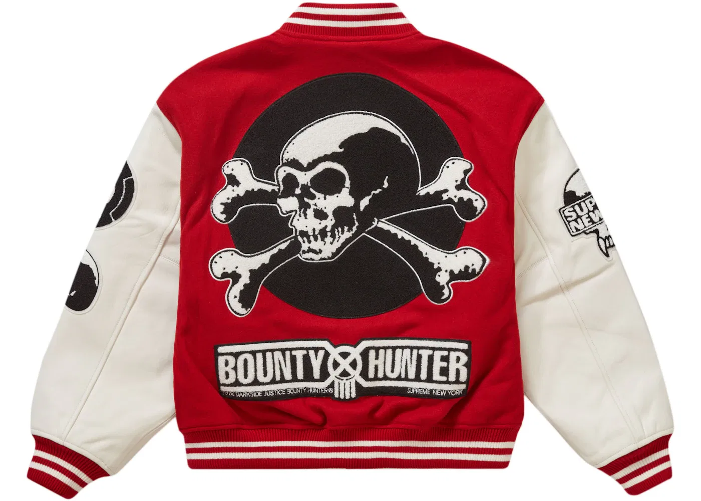 Мужская куртка-бомбер с принтом Bounty Hunter Supreme, Red — фото 3