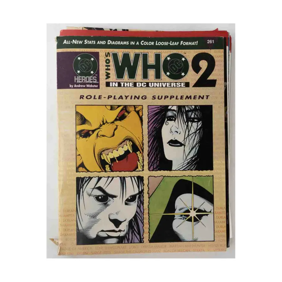 

Коллекция Who's Who - №2 с №3, DC Heroes - Core & Sourcebooks (Mayfair Games)