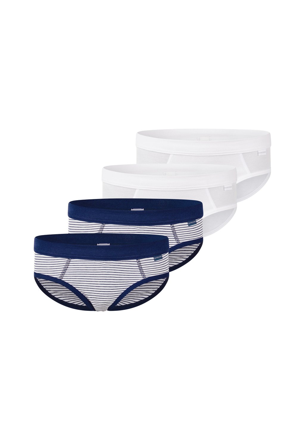 

Трусы-брифы 4ER PACK Schiesser, белый