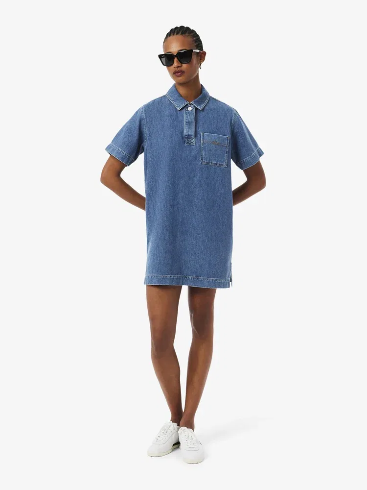 Платье джинсовое LACOSTE Royal Blue
