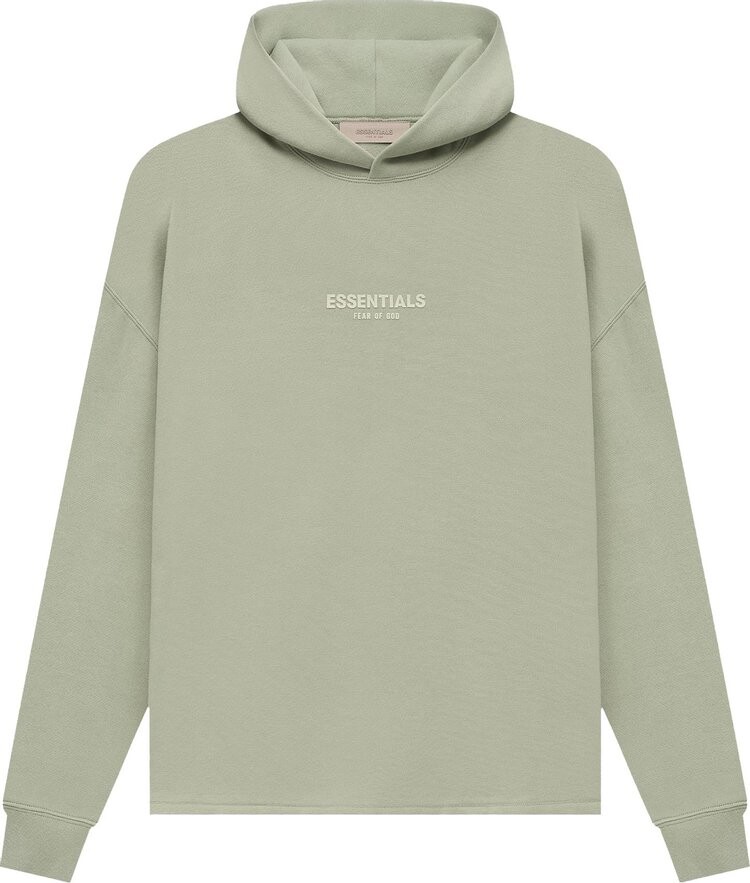 

Худи Fear of God Essentials Relaxed Hoodie 'Sea Foam', зеленый