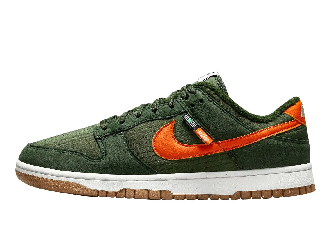 Детские кроссовки с закрытым носком NIKE Dunk Low Gs NIKE, White Mint Foam