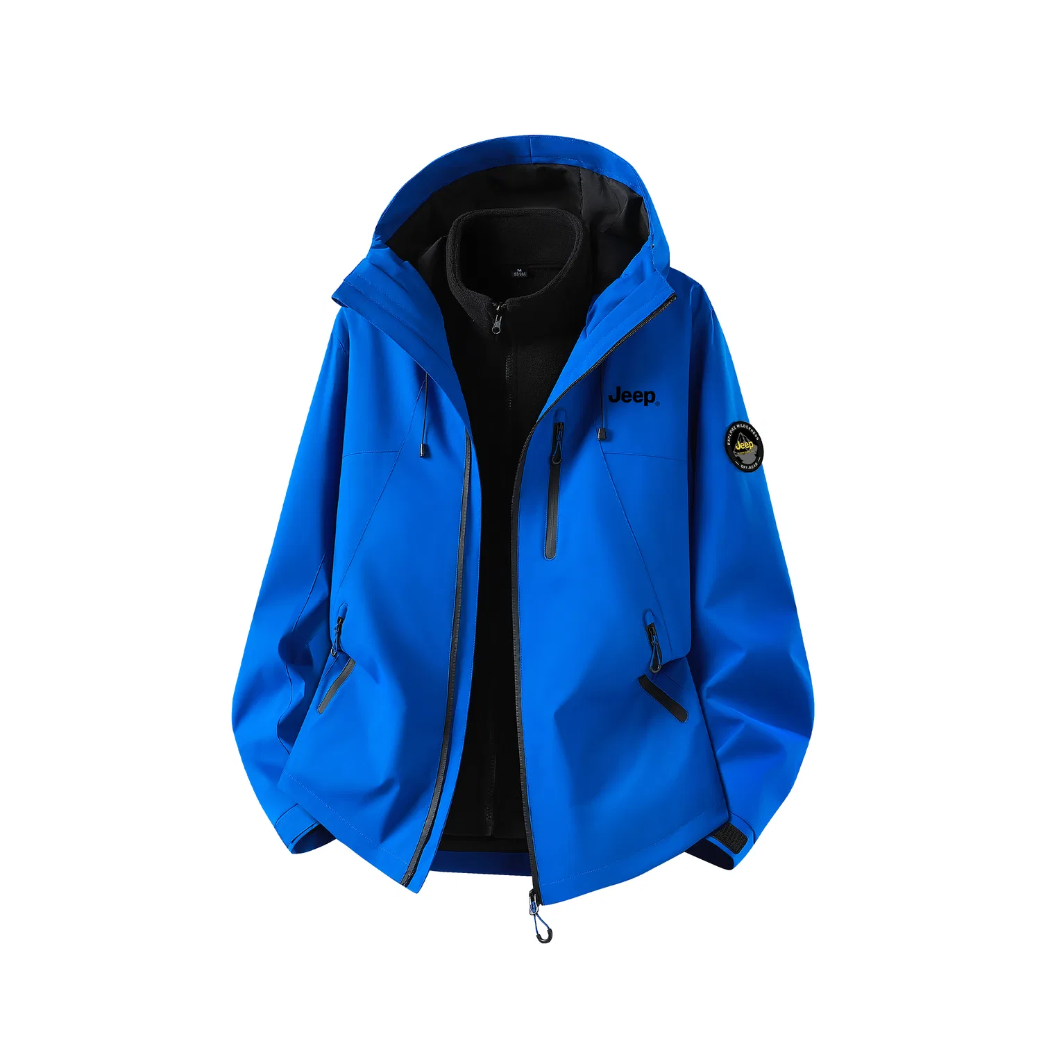 Детская куртка с капюшоном утепленная Jeep, Klein Blue