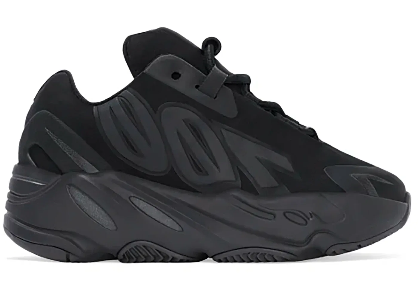 Детские кроссовки Lifestyle с отражающими деталями Adidas Yeezy Boost 700 MNVN, Black/Black/Black