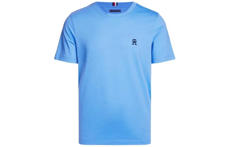 Мужская футболка с вышивкой Monogram Tommy Hilfiger, Blue