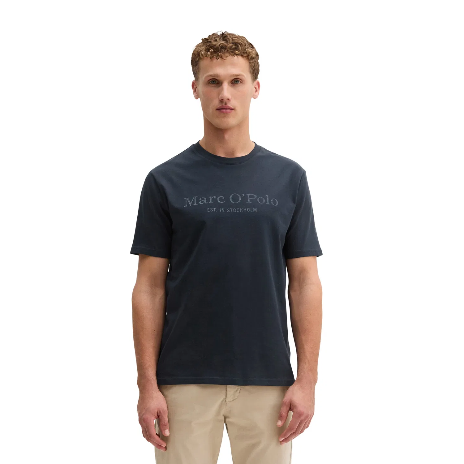 Детская лого-футболка из органического хлопка Marc O'Polo, Dark Navy