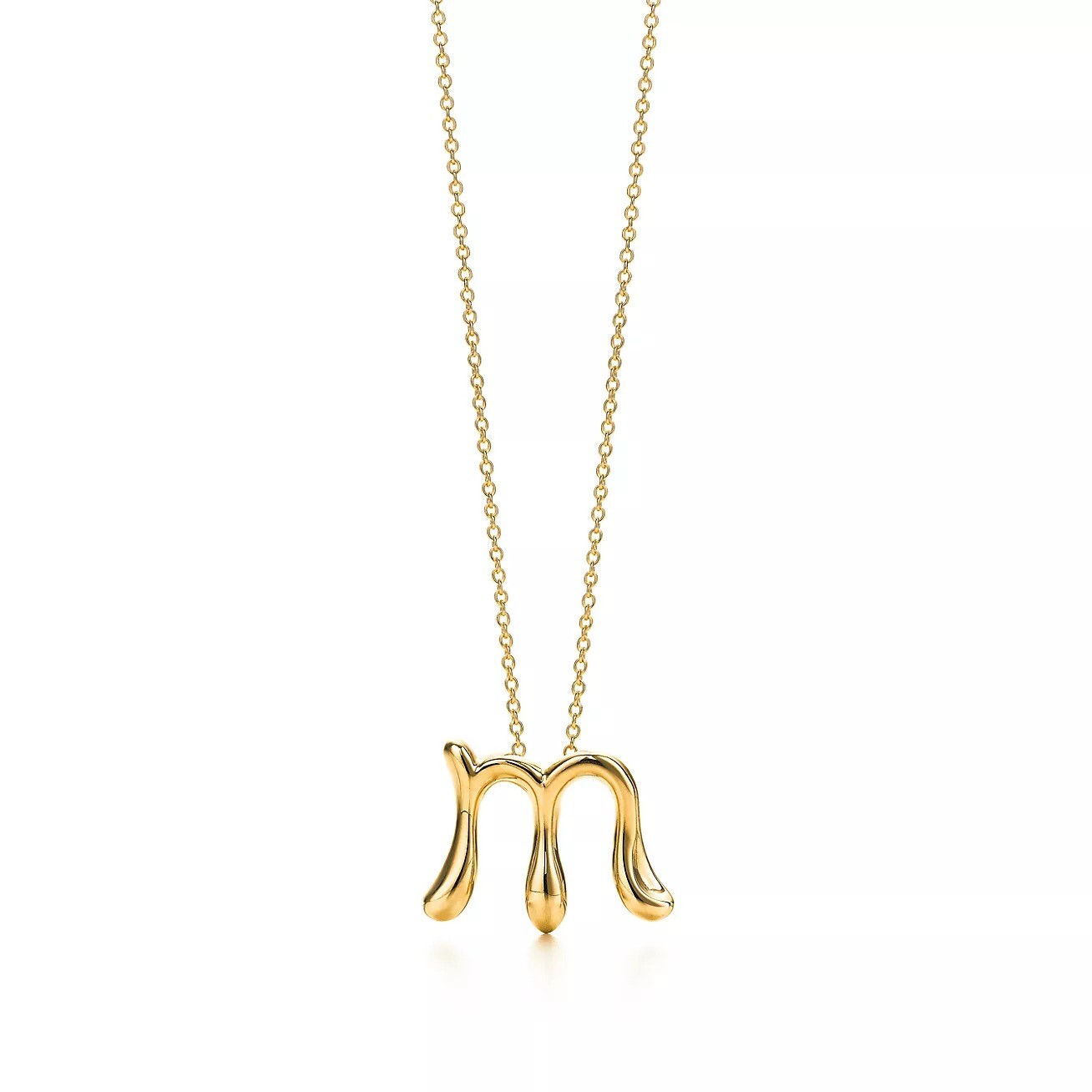 

Колье Tiffany & Co. Letter "M", золото