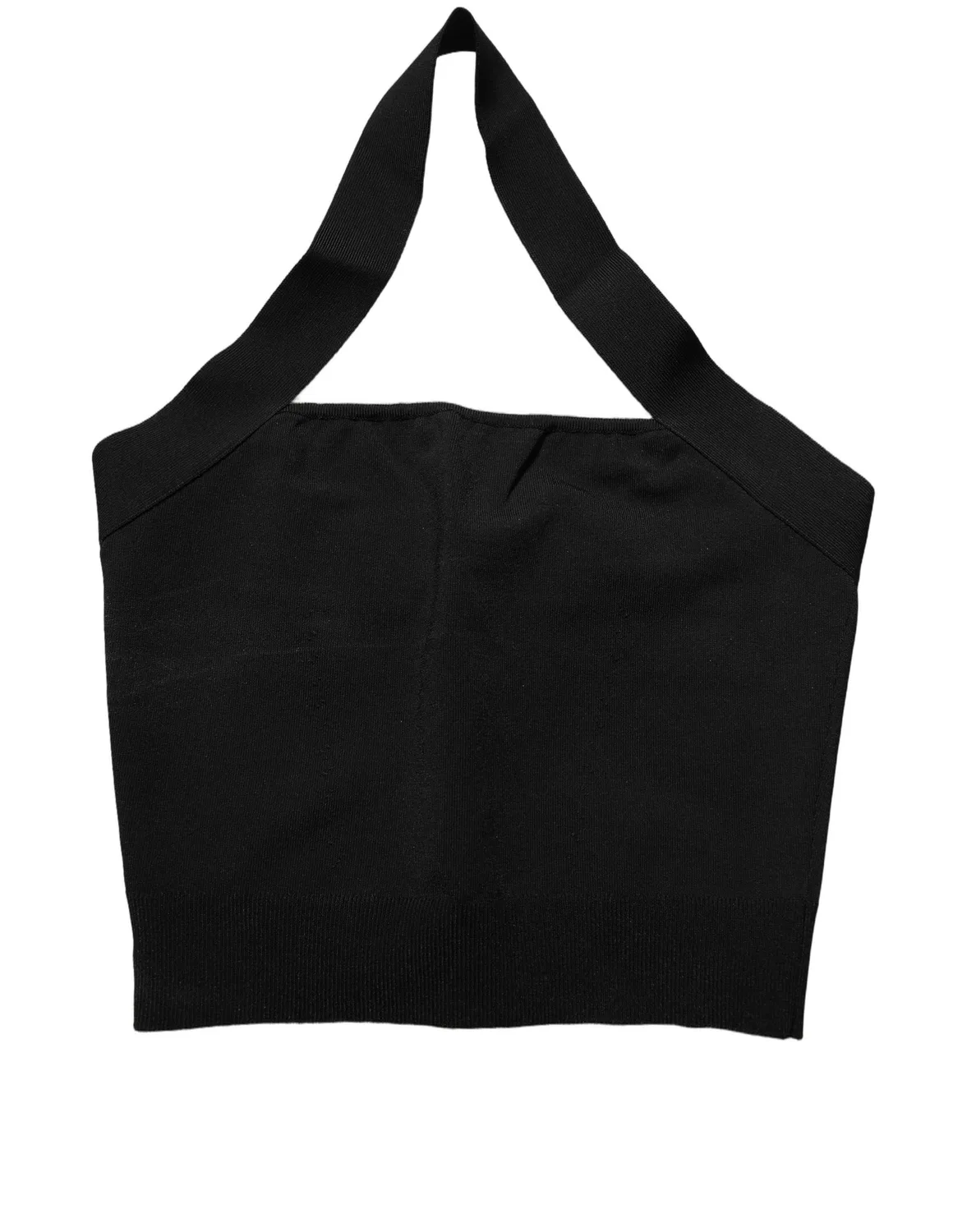 Женский топ-халтер с квадратным вырезом и логотипом Cropped Top Dolce & Gabbana, Black
