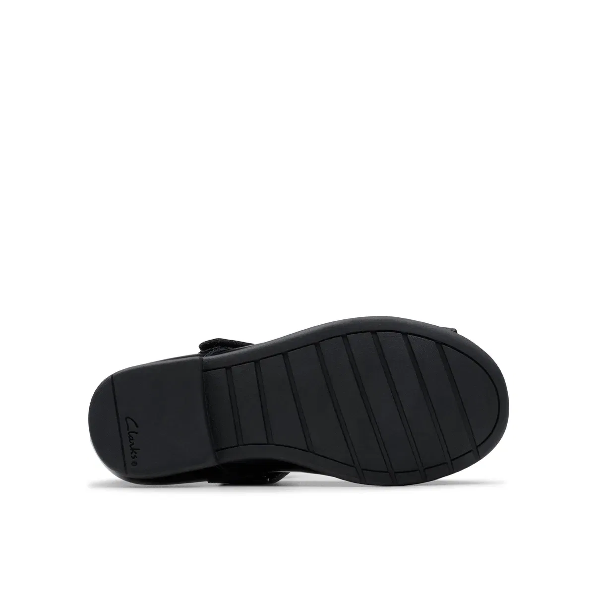 Детские туфли Мэри Джейн с ремешком Scala Tap Clarks, Black — фото 3