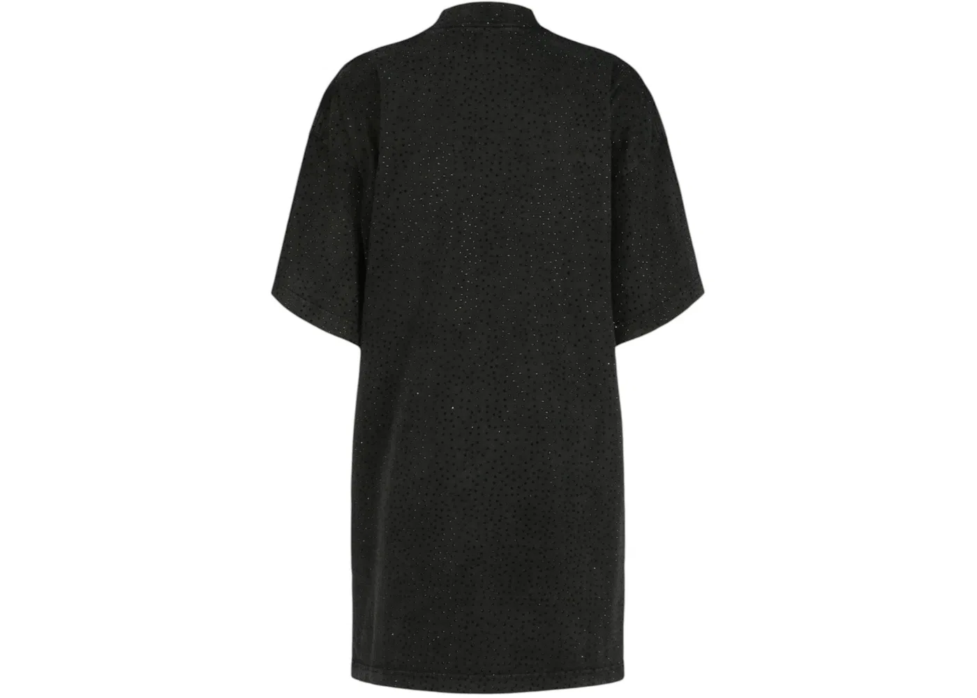 Женская футболка оверсайз с принтом Paris Strass Vintage Balenciaga, цвет Washed/Black — фото 2