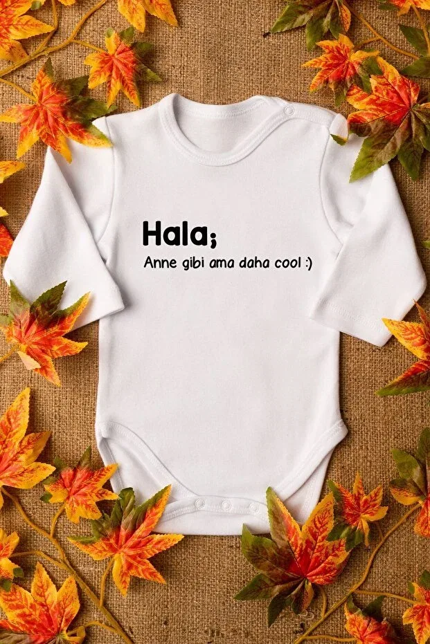 Детское боди для новорожденных хлопковое Still Like A Mother But Cooler Overoz, White