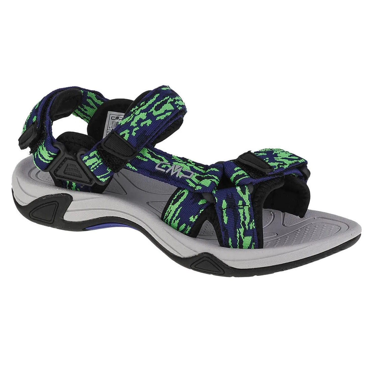 Детские сандалии для мальчиков Hamal Hiking Sandal Jr Cmp, Schwarz Grun Dunkelblau