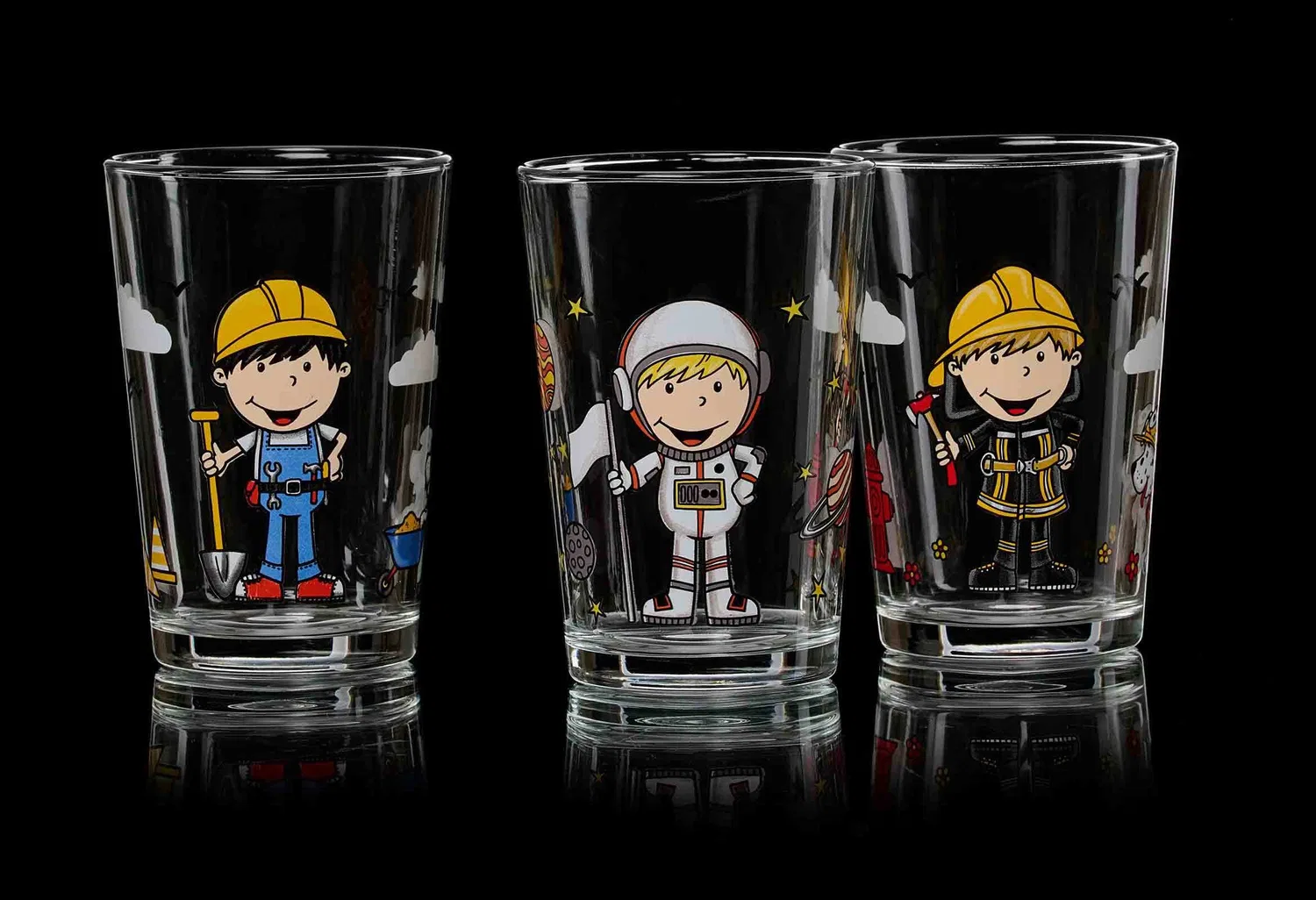 Набор детских стаканов Профессии для мальчиков 205 мл, разноцветный Ritzenhoff & Breker — фото 4