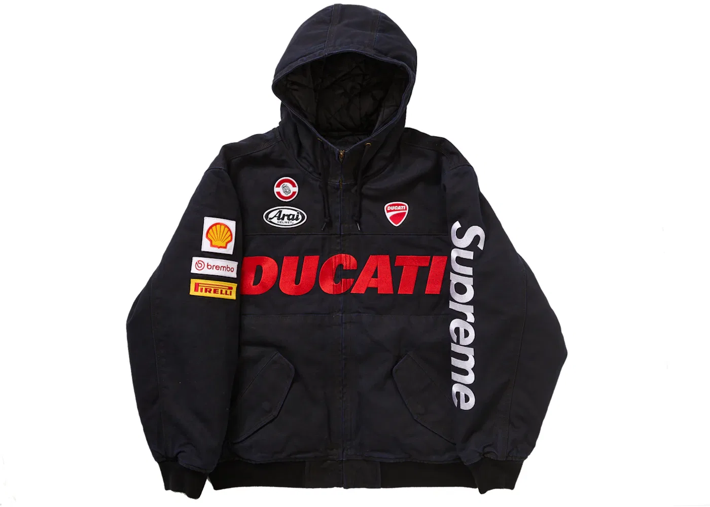 Мужская куртка рабочая с капюшоном Jacket Supreme, Black