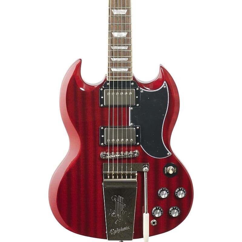 

Электрогитара Epiphone SG Standard 61 Maestro Vibrola, винтажная вишня EISS61MVCNH1