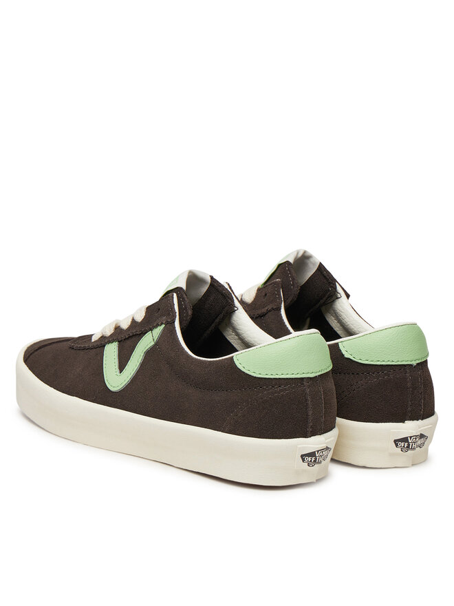 Кроссовки из ткани Pop Pistachio Green Vn000D1Pe2Y1 Vans, черный — фото 3
