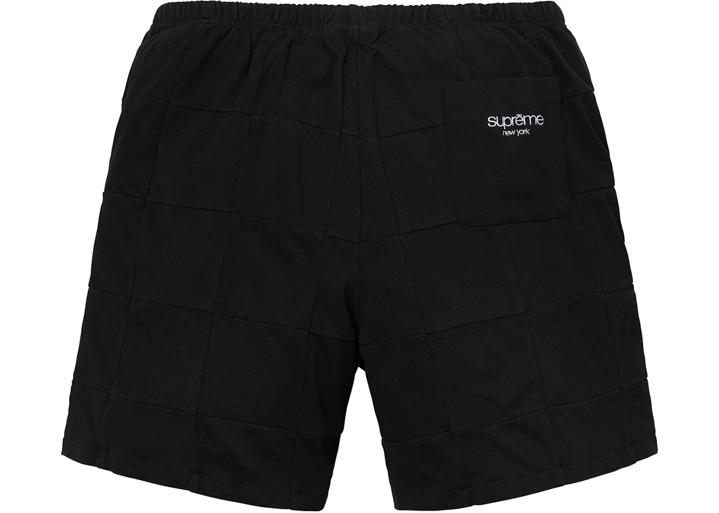 Мужские шорты Patchwork Pique Supreme, Black — фото 2