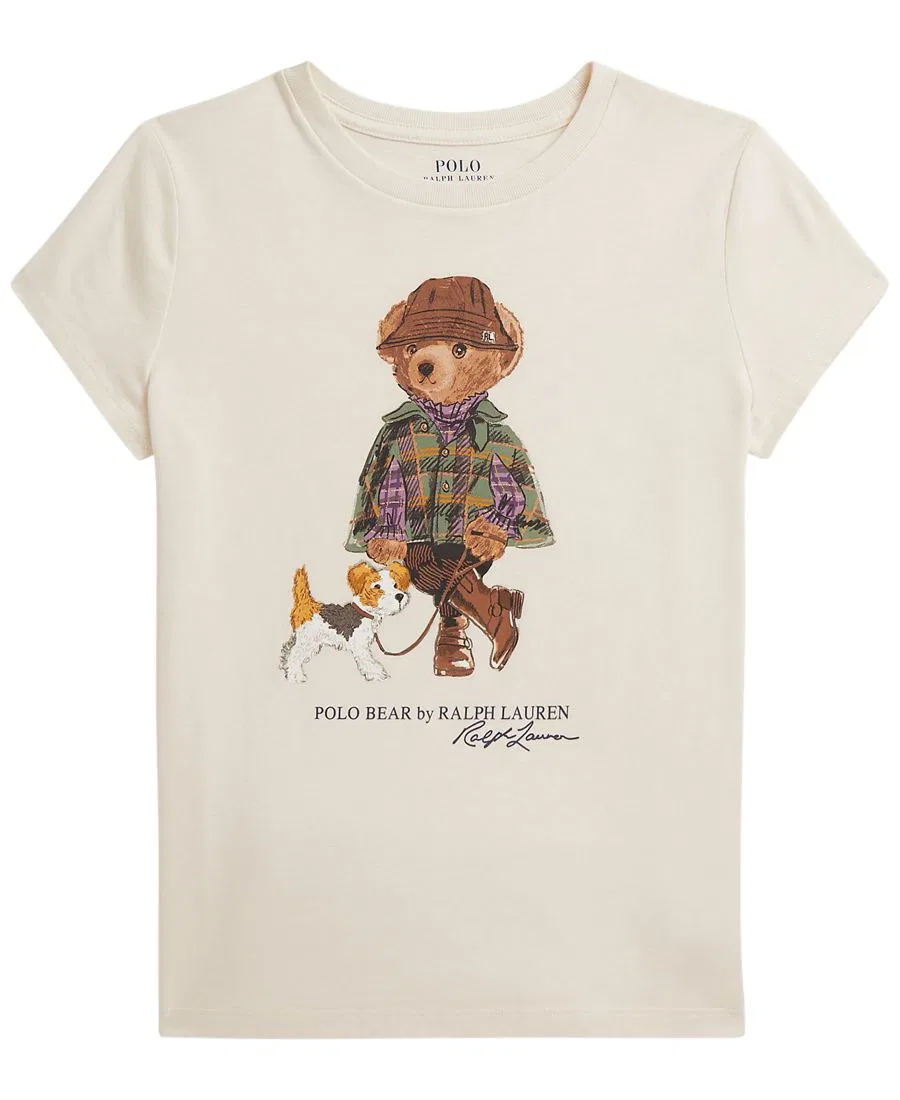 Футболка Polo Bear с коротким рукавом Polo Ralph Lauren, Estate Cream