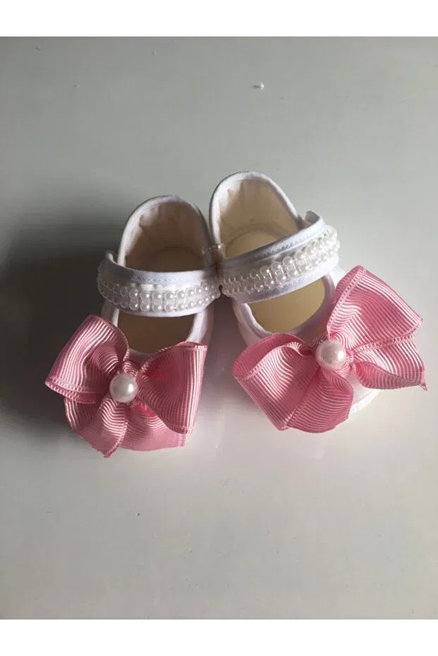 Детские пинетки для девочек с принтом Can Butik, Pink