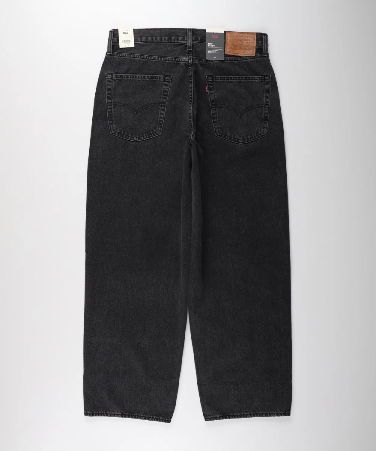 Мужские джинсы с широкой посадкой Levi's 578 Baggie, Black — фото 2