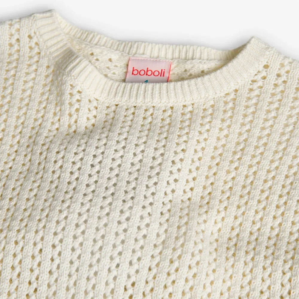 Свитер Boboli Knitwear, бежевый — фото 3
