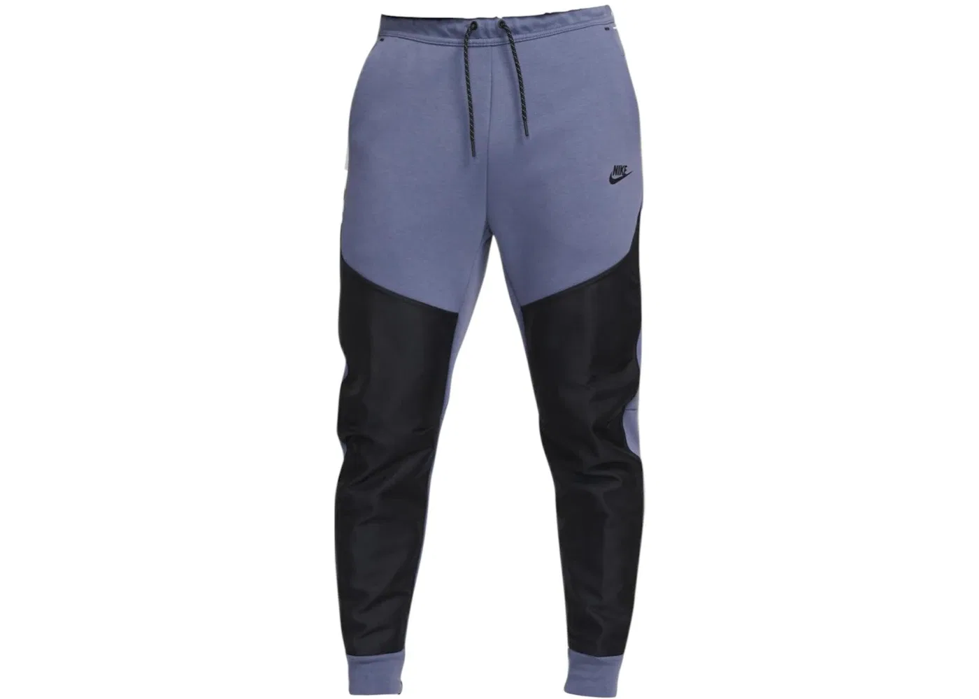 Мужские спортивные брюки из футера с накладками Nike Sportswear Tech Fleece Overlay Joggers, Navy Blue/Black