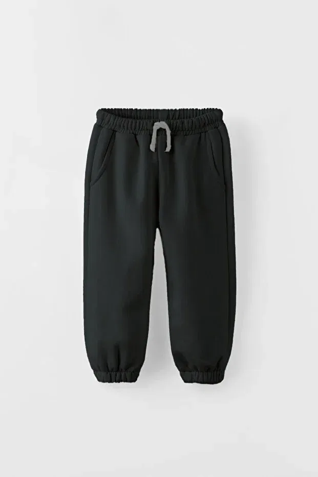 Детские спортивные штаны для девочек с карманами Basics Hepbaby, Black